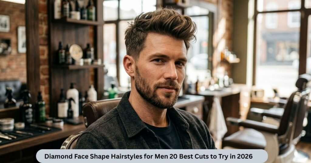Diamond Face Shape Hairstyles for Men