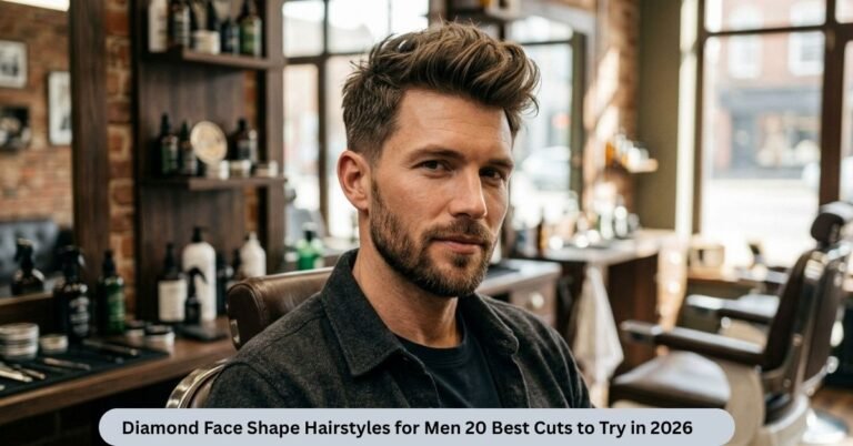 Diamond Face Shape Hairstyles for Men