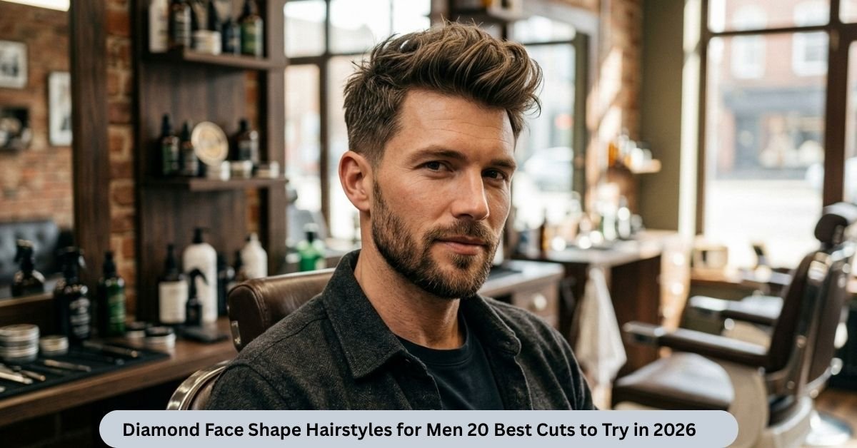 Diamond Face Shape Hairstyles for Men
