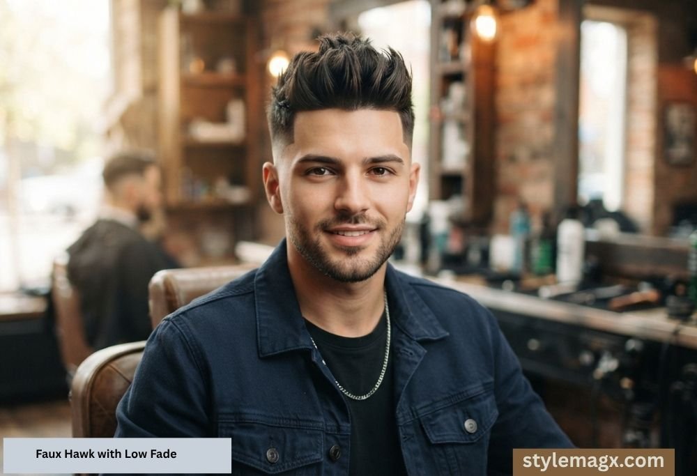 Faux Hawk with Low Fade