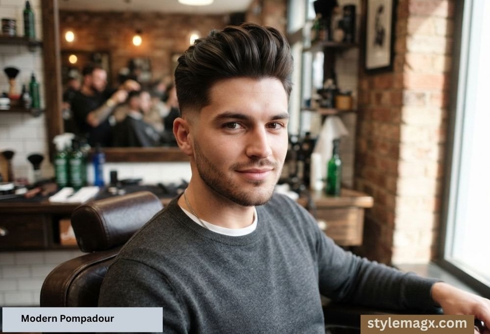 15 Best Triangle Face Shape Hairstyles for Men That Balance Your Jaw 6 Modern Pompadour