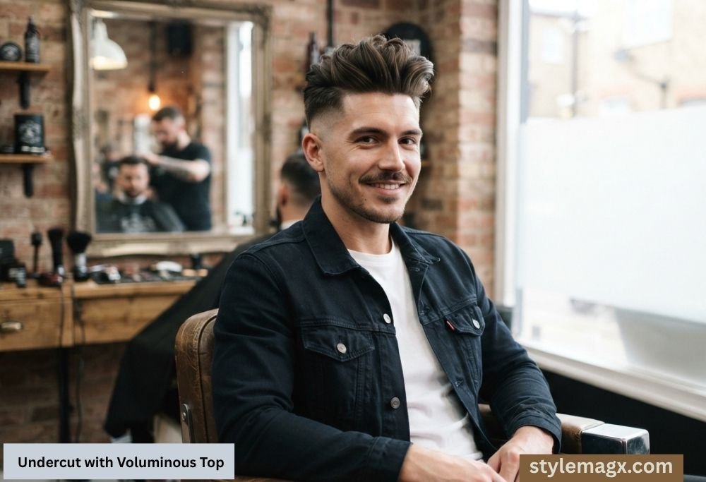 15 Best Triangle Face Shape Hairstyles for Men That Balance Your Jaw 13 Undercut with Voluminous Top