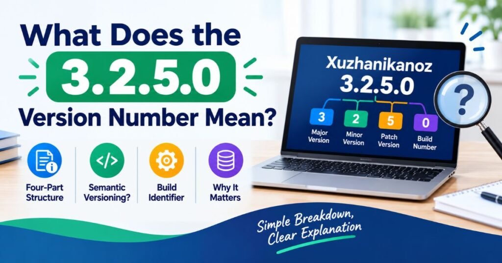 What Does the 3 2 5 0 Version Number Mean