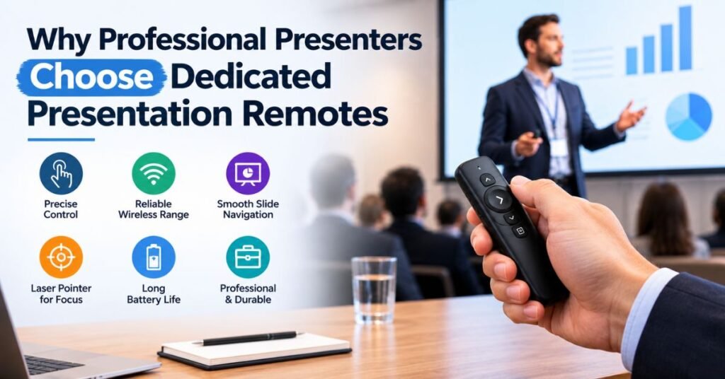 Best Wireless Presentation Clickers in 2026 Expert Picks and Reviews 3 Why Professional Presenters Choose Dedicated Presentation Remotes